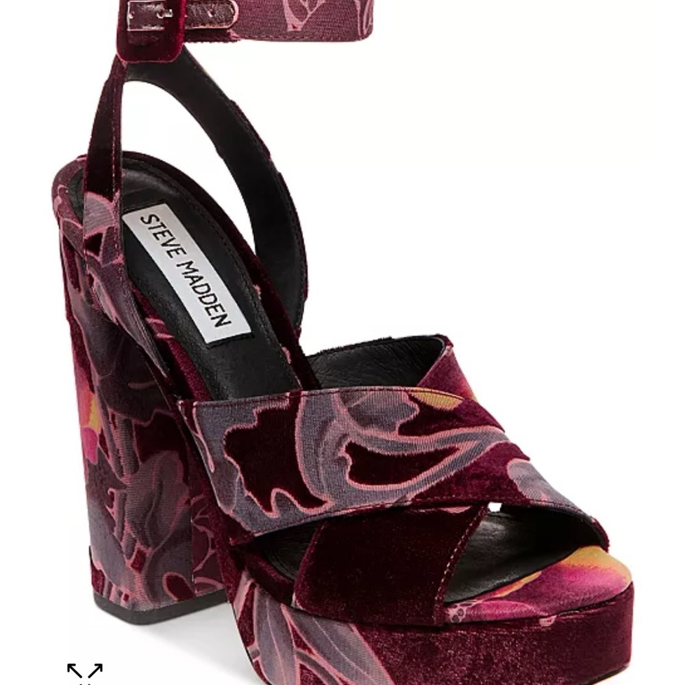 Steve Madden Purple Heels Elegant Design